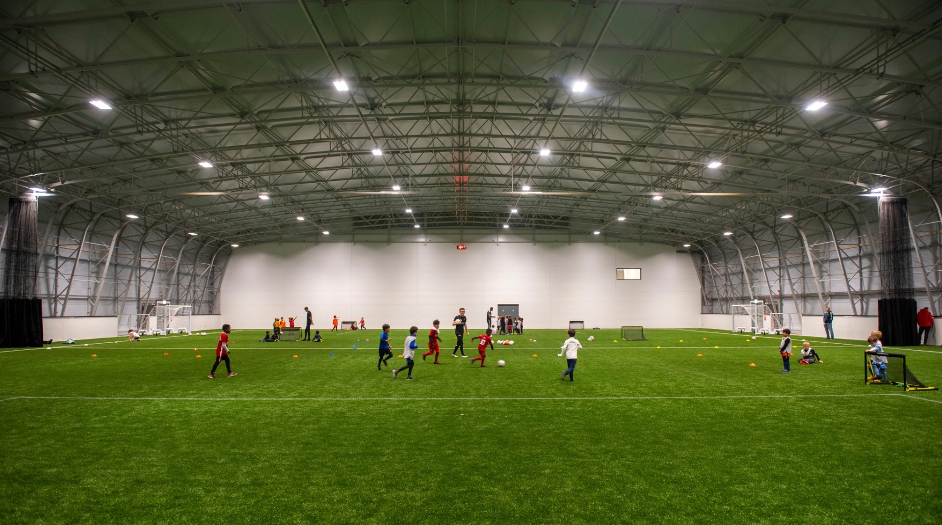 Children enjoying a We Make Footballers coaching session